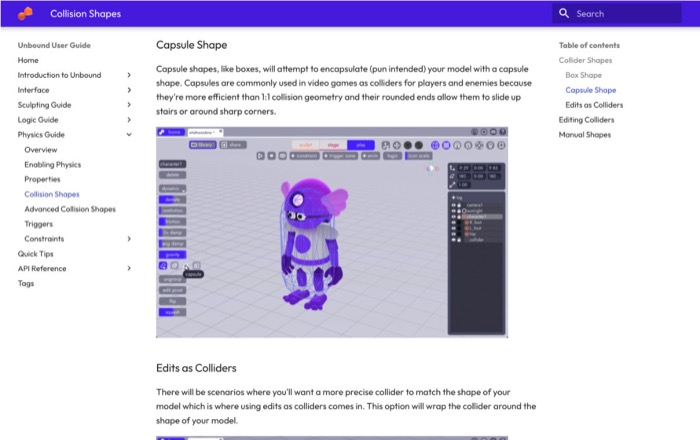Sample projects, tutorials, and visual references gave users concrete patterns to start from.